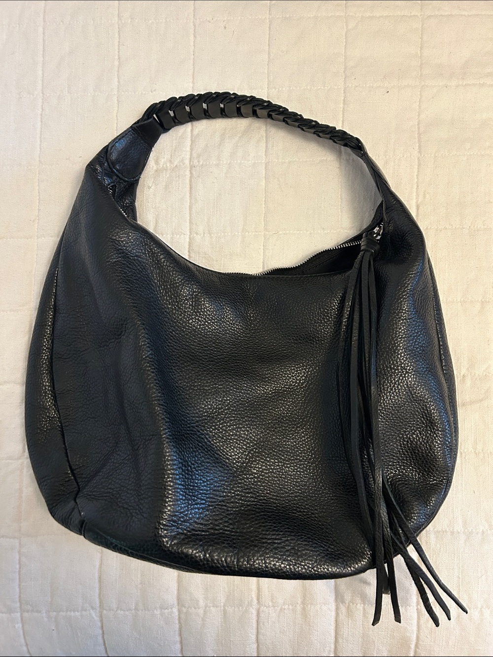 Banana Republic Hobo Bag • Black Leather